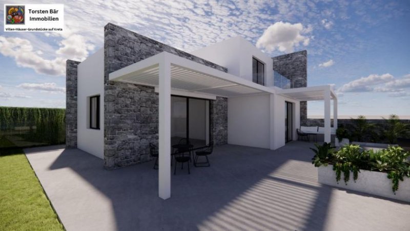 Kokkinos Pyrgos Kreta, Kokkino Pirgos 3 Luxusvillen mit priv. Pool in unmittelbarer Strandnähe Haus kaufen